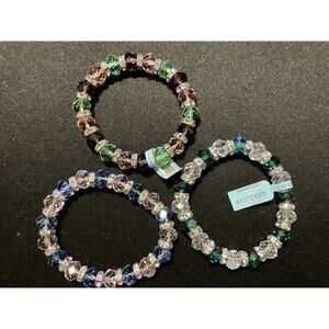 Alexander Kalifano Art Glass Stretch Bracelet